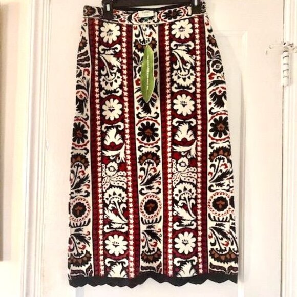 FARM Rio Stripes Winter Tapestry Knit Skirt - Picture 3 of 10